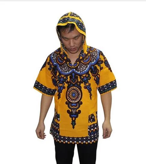 Dashiki Hoodies Loose African Shirt free women dress shirt