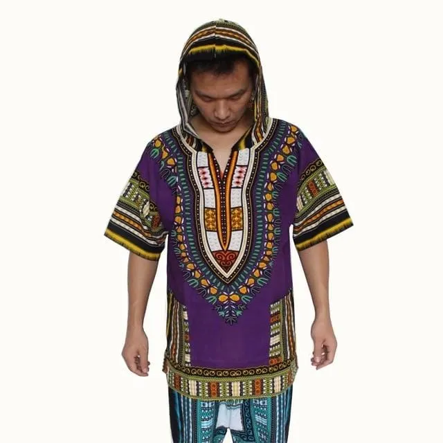 Dashiki Hoodies Loose African Shirt free women dress shirt