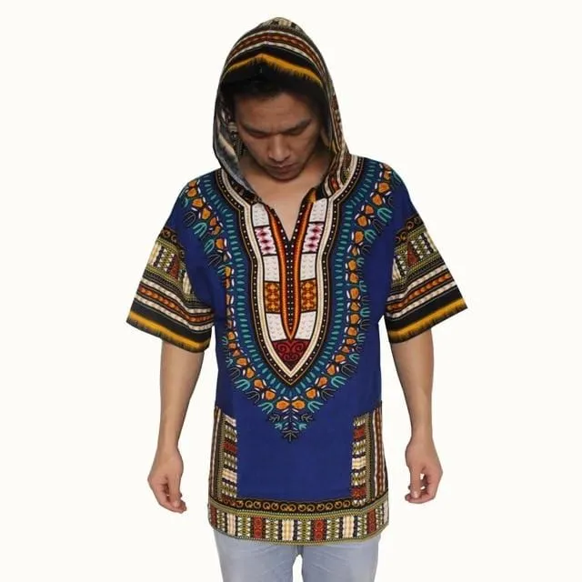 Dashiki Hoodies Loose African Shirt free women dress shirt