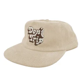 Don't Trip Fat Corduroy Snapback Hat