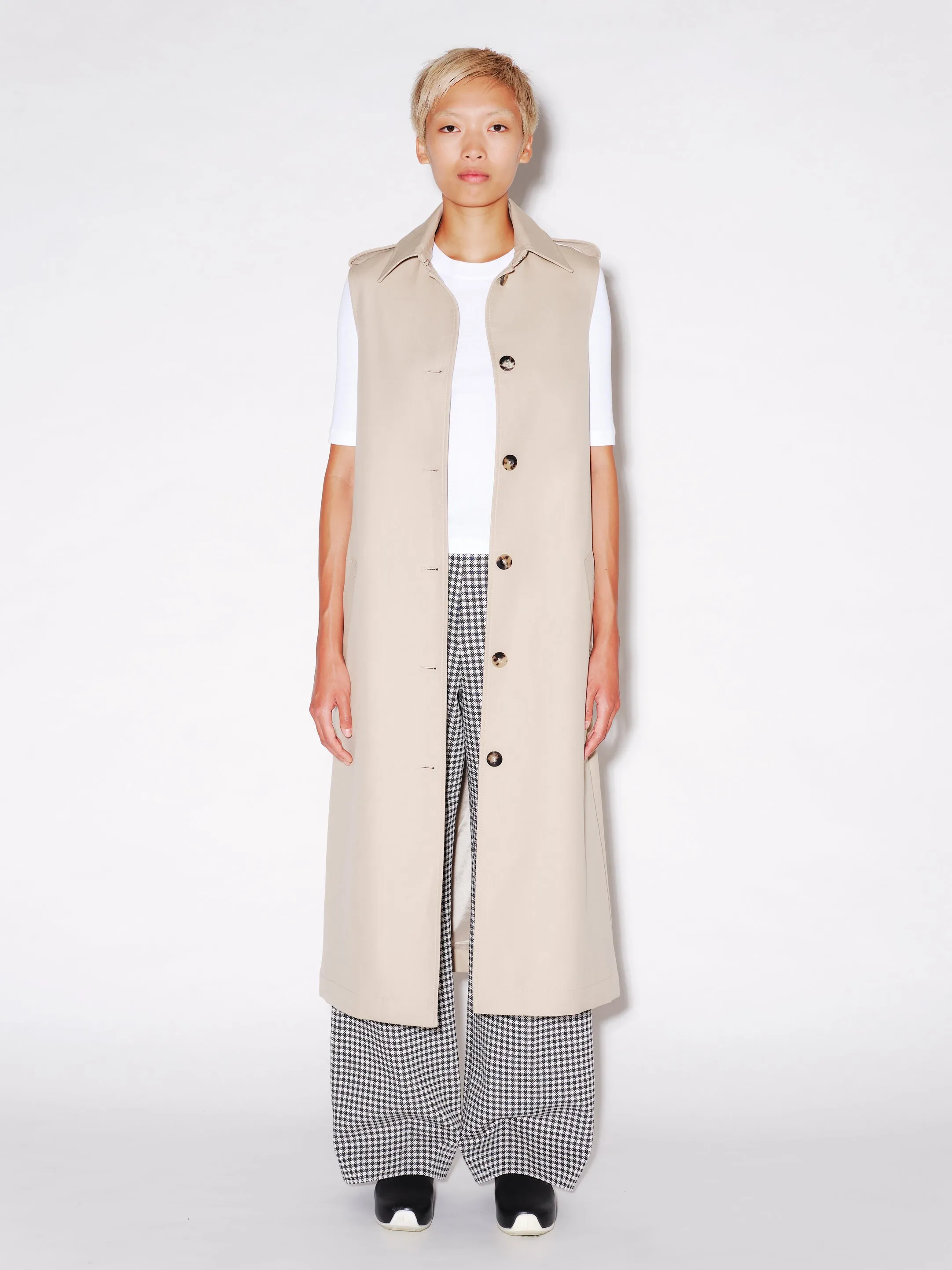 DOUBLE LAYER TRENCH COAT