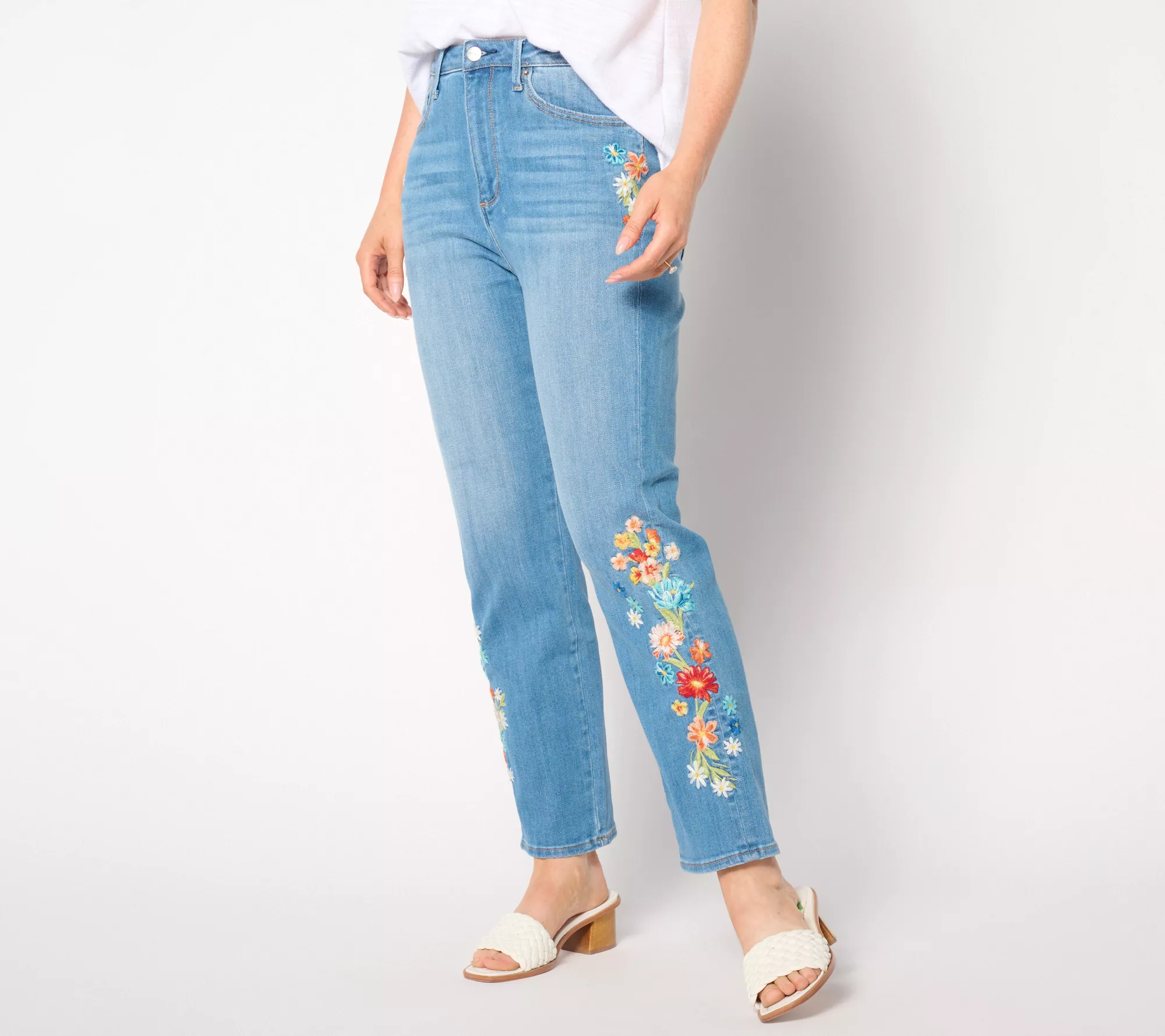 Driftwood Jeans Regular Royce Straight Ankle Jean - Bouquet