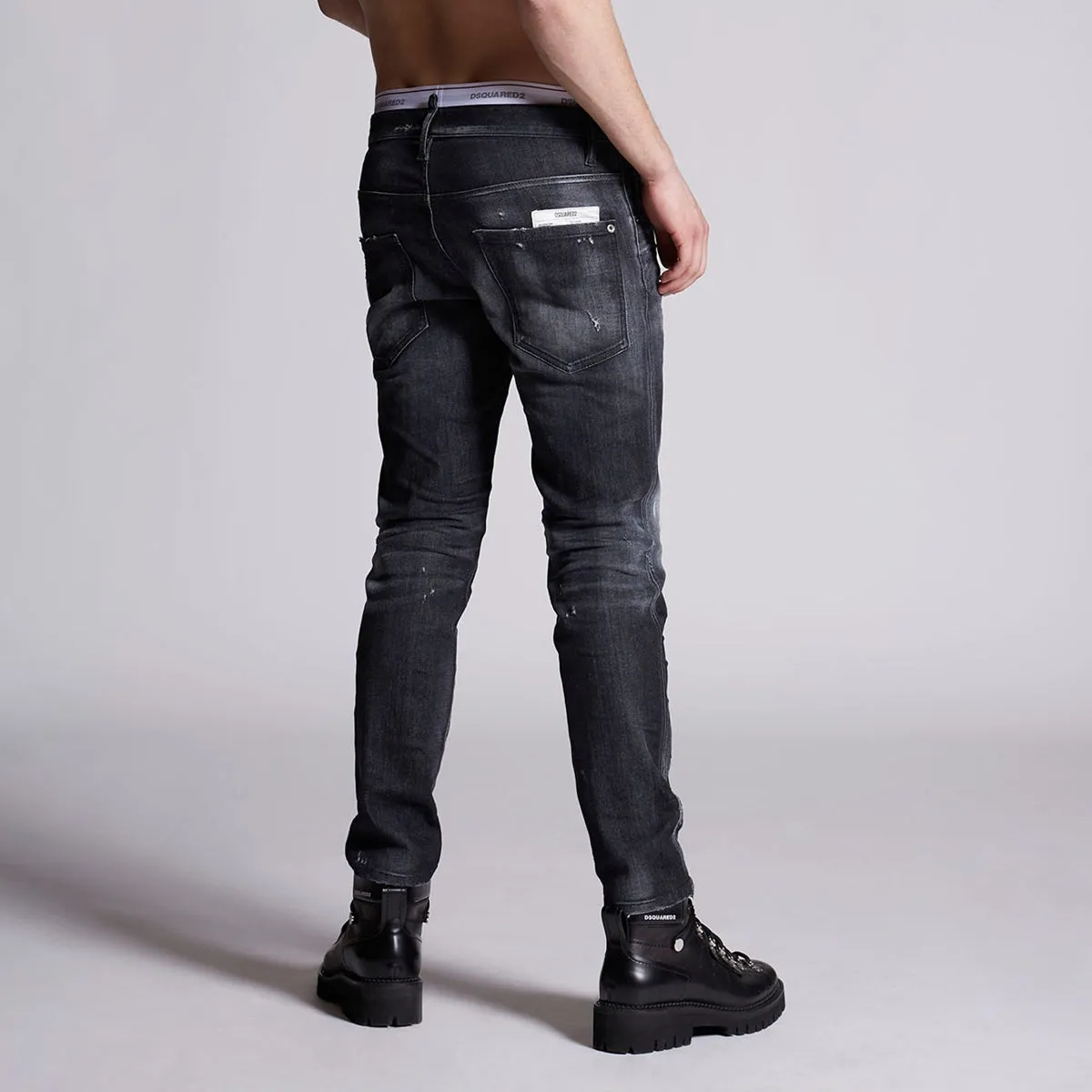 DSQUARED2 - Distressed Super Twinky Jeans in Grey