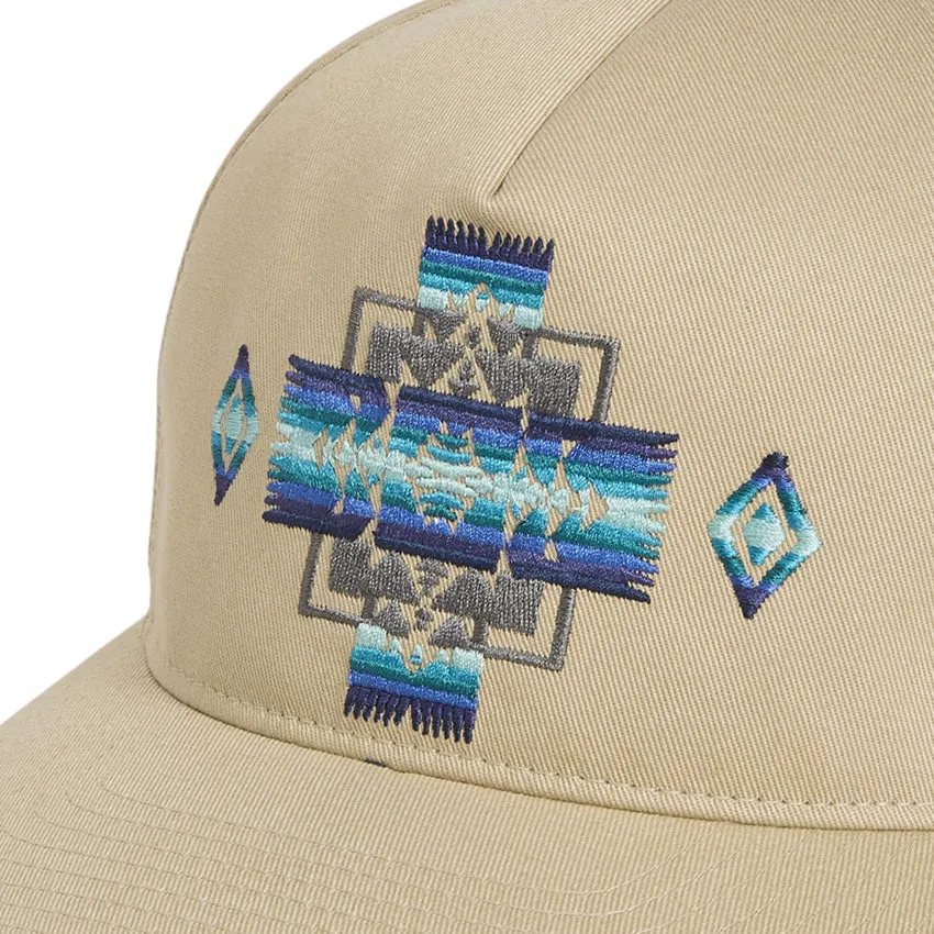 Embroidered Hat - Taupe