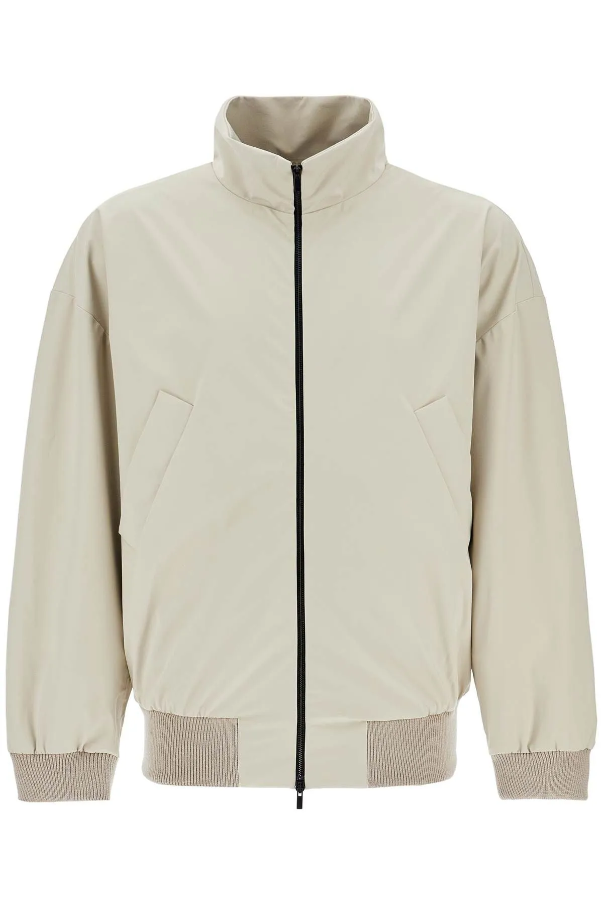 Fear Of God Beige Nylon And Polyester Jacket With High Collar And Zip