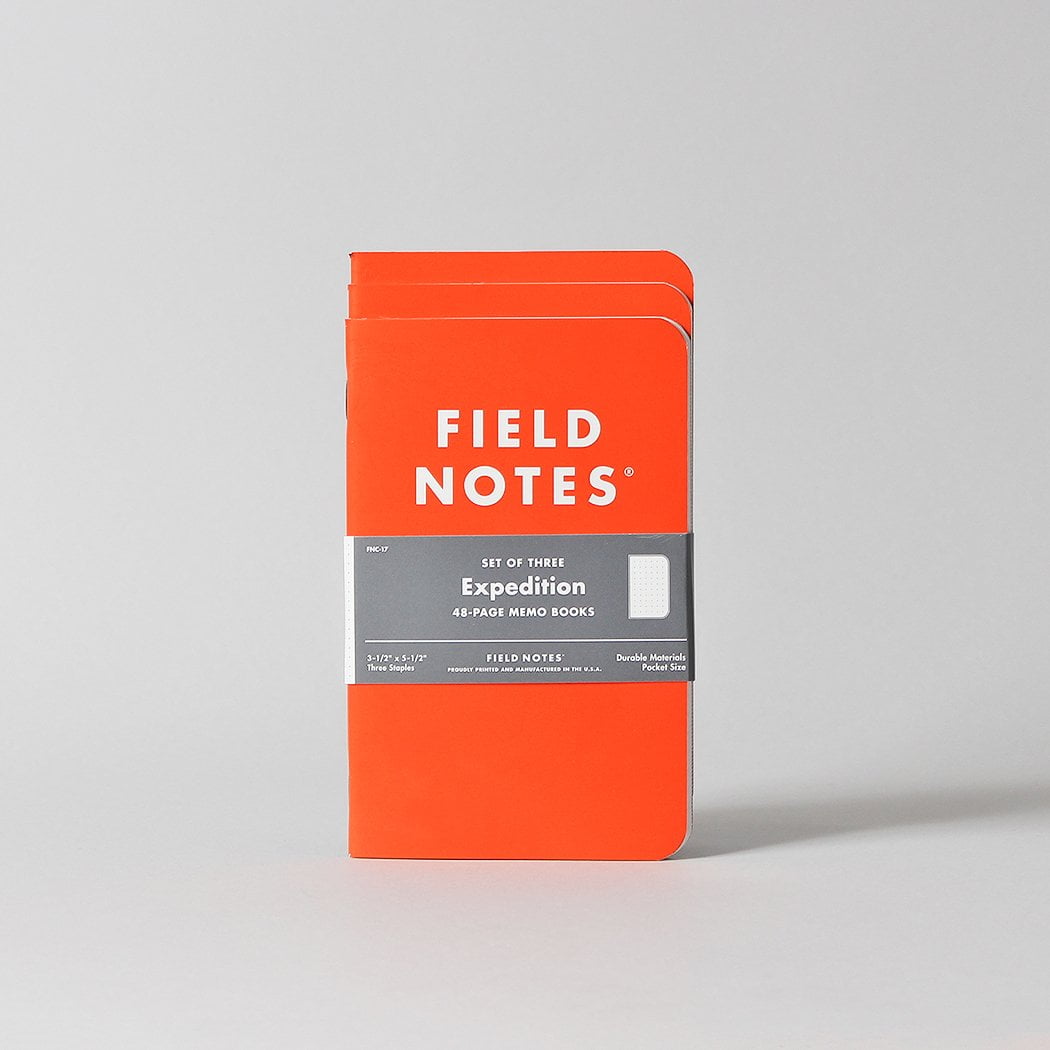 Field Notes Expedition Edition 3-Pack Notebook