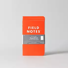 Field Notes Expedition Edition 3-Pack Notebook