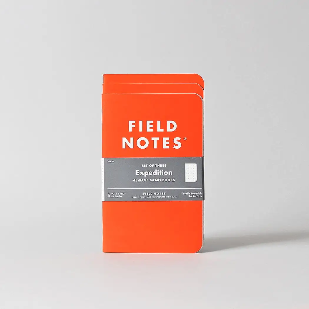 Field Notes Expedition Edition 3-Pack Notebook