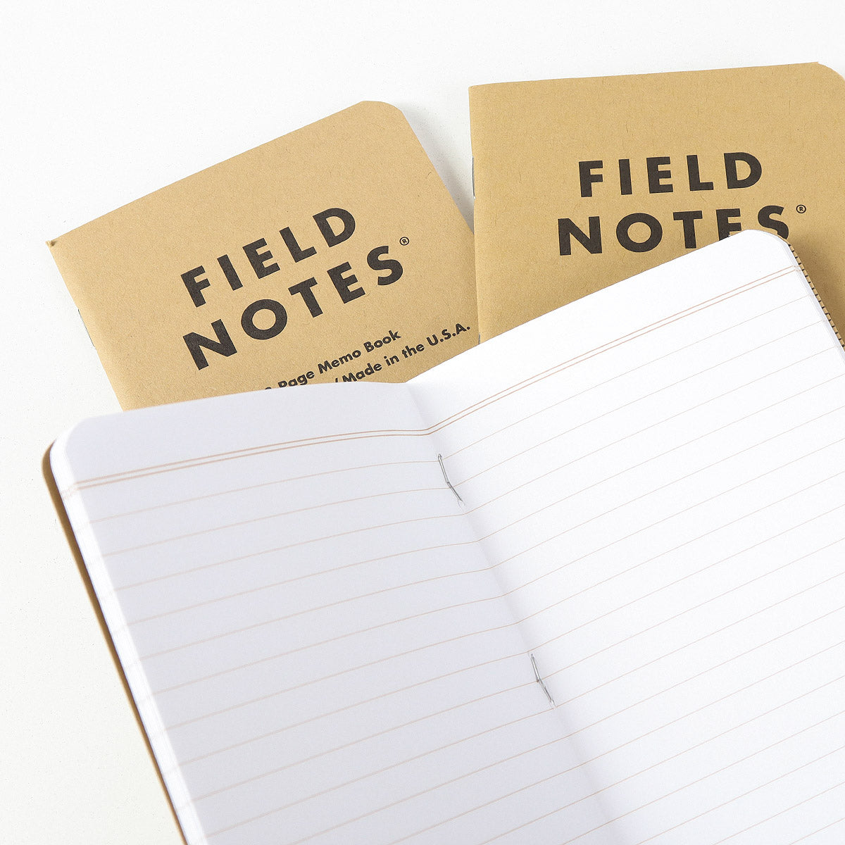 Field Notes Original Kraft Ruled 3-Pack Notebook