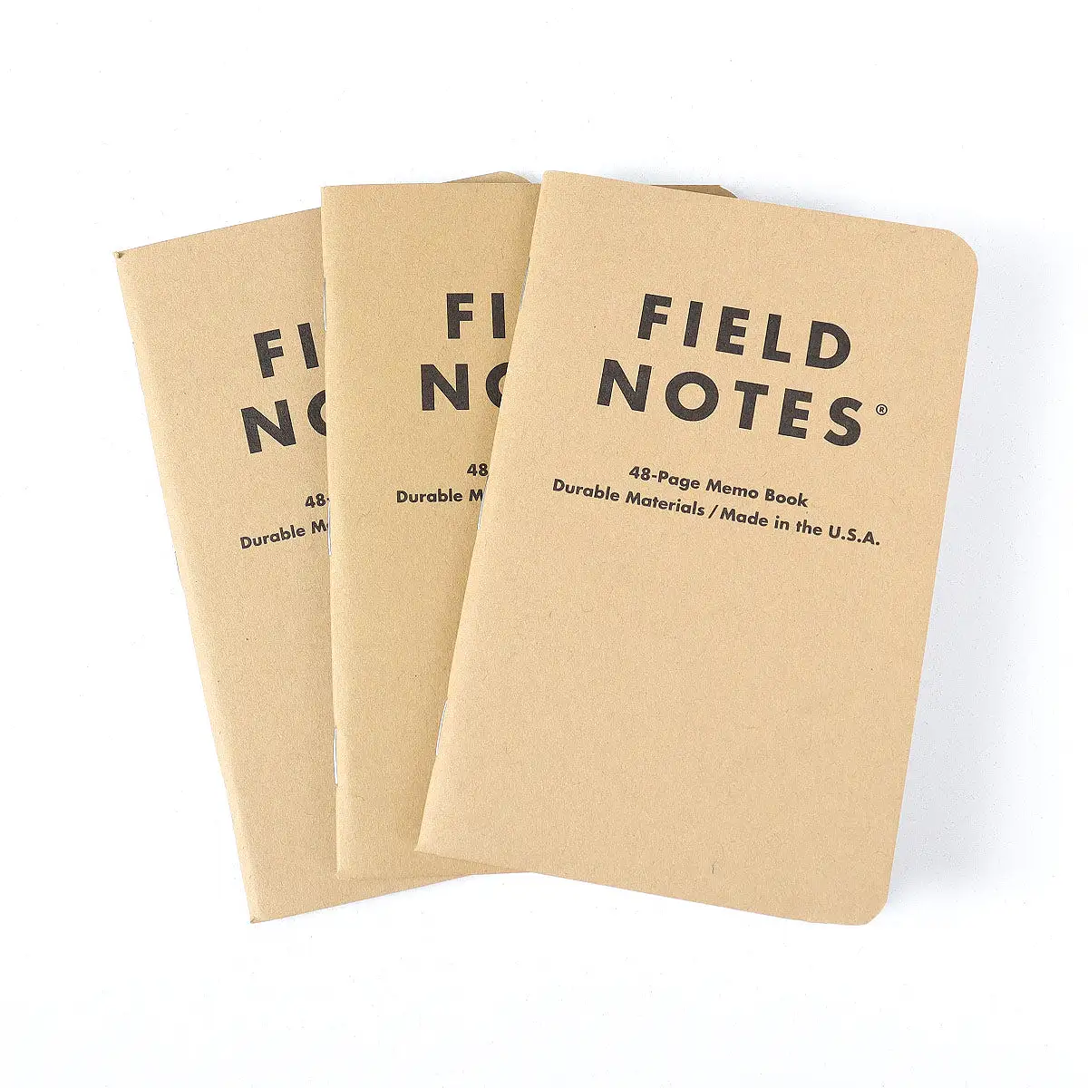 Field Notes Original Kraft Ruled 3-Pack Notebook