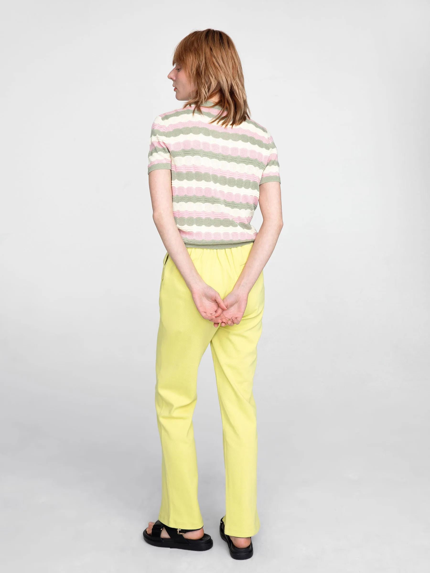 Front Slitted Casual Trousers