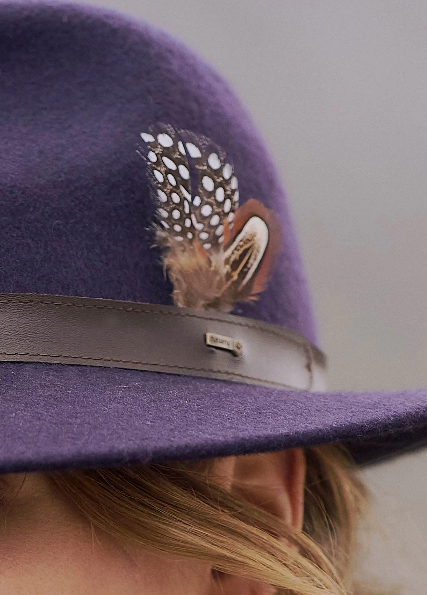 Gallagher Ladies Felt Hat - Navy