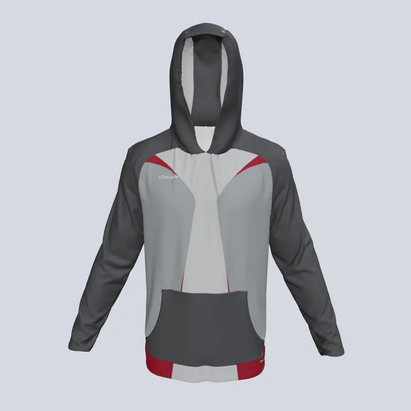 Gear Long Sleeve Lightweight Side Tech Hoodie w/pocket