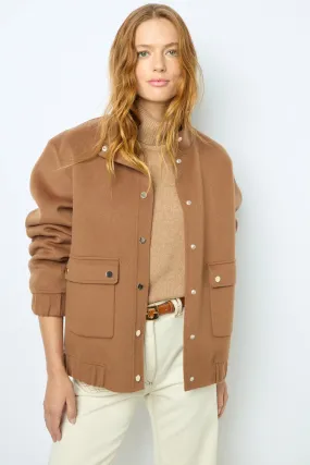 Gerard Darel MAYAR SHORT DOUBLE-SIDED WOOL JACKET