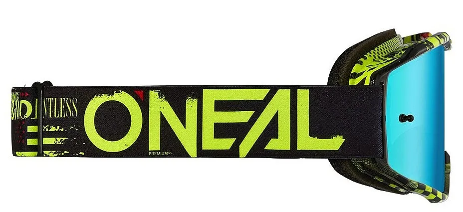 glasses O'Neal B-10 Attack - Black/Neon Yellow/Radium Blue