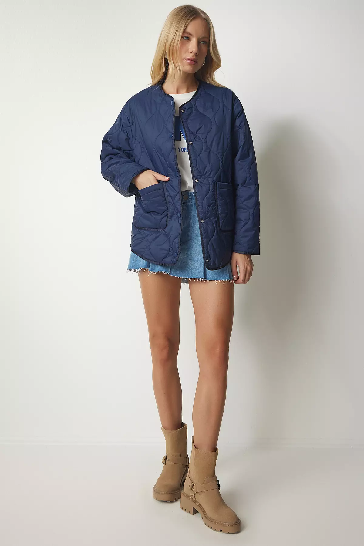 Happiness Istanbul Oversized Quilted Coat