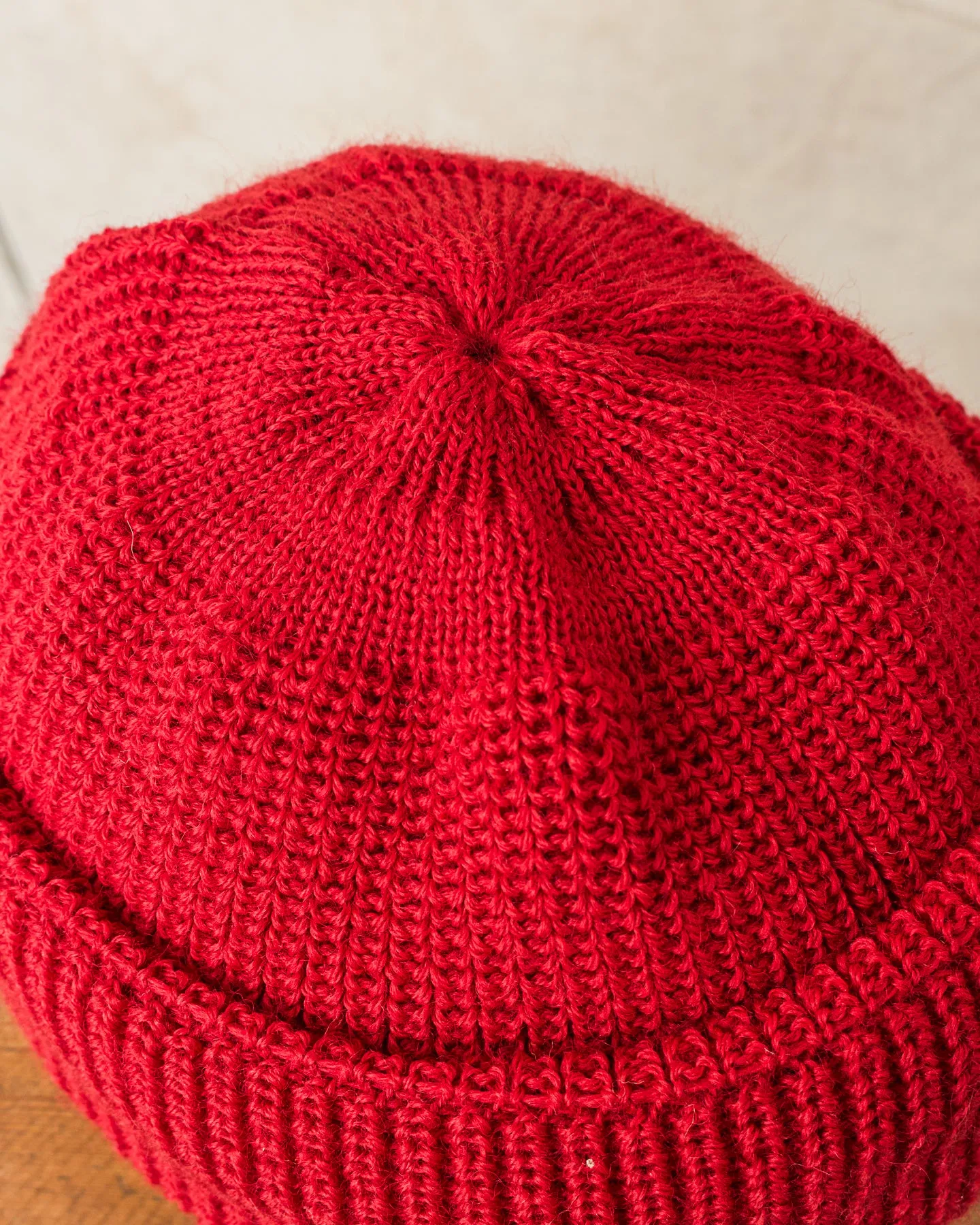 Heimat Mechanics Wool Hat Safety Red