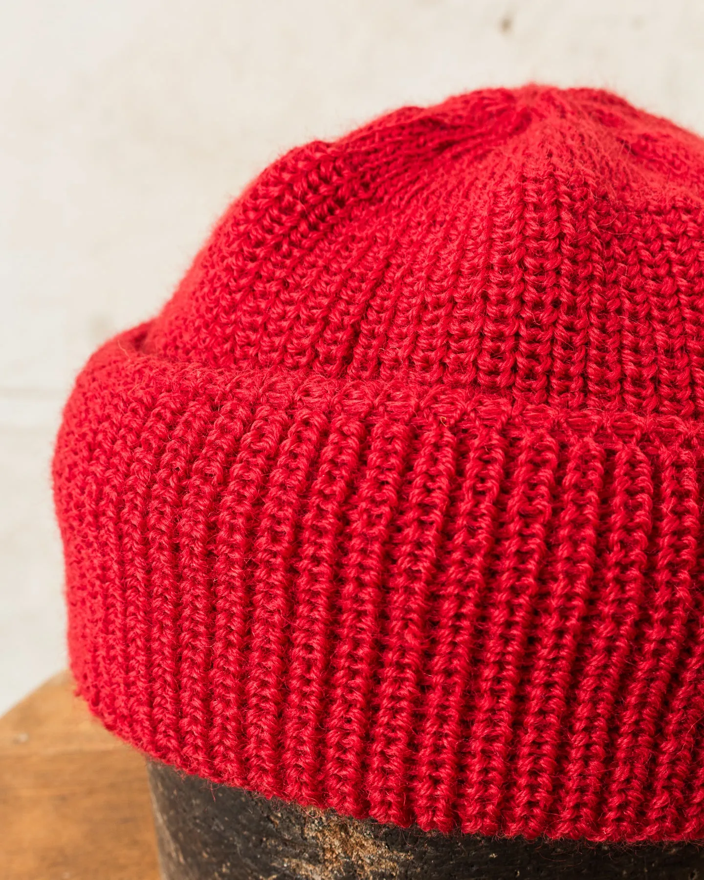 Heimat Mechanics Wool Hat Safety Red