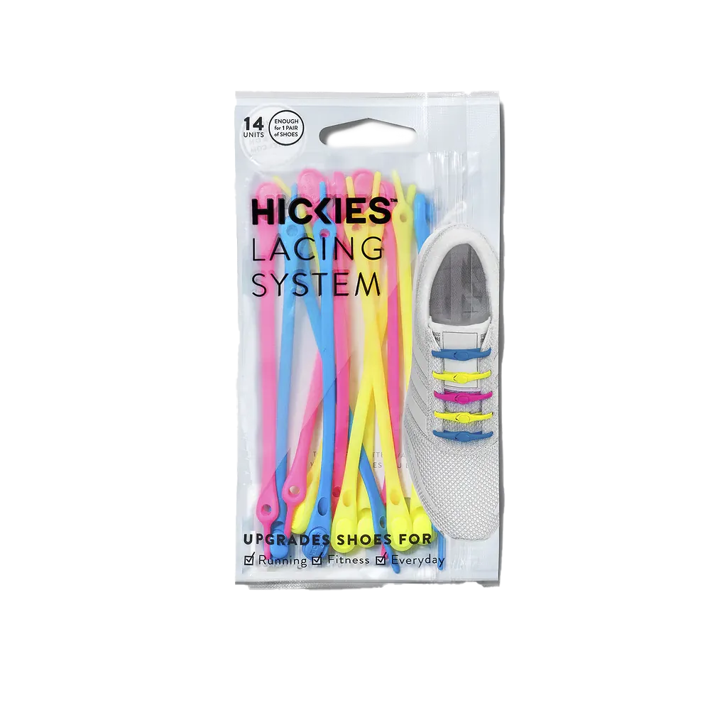 Hickies 2.0 Lacing System Neon Multi