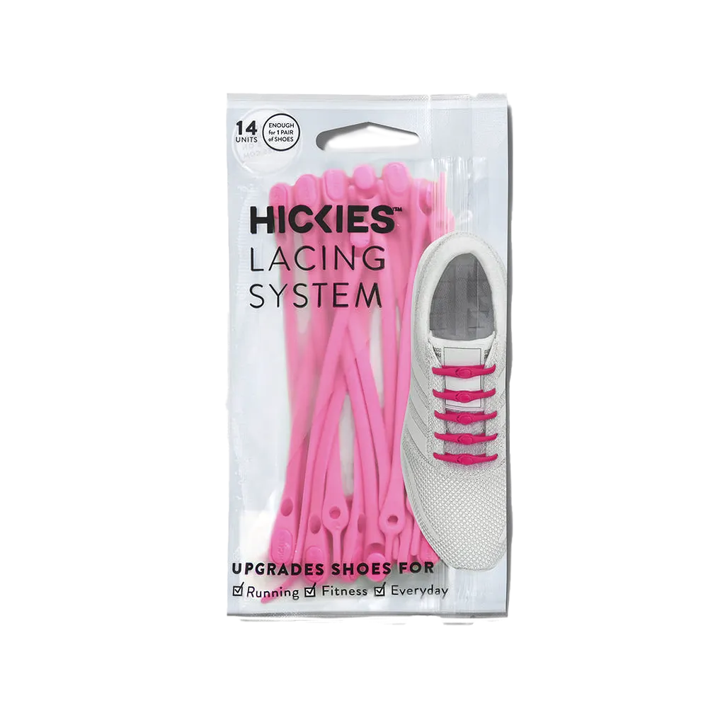 Hickies 2.0 Lacing System Neon Pink