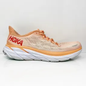 Hoka One One Womens Clifton 8 1119394 CSPY Orange Running Shoes Sneakers 12 B