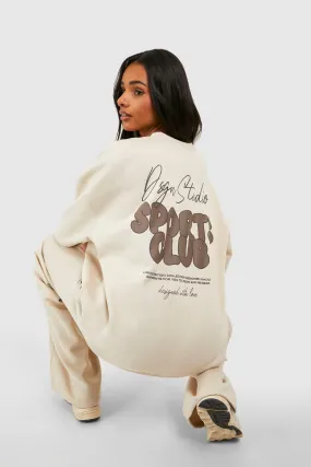 Hoodies & Sweatshirts | Tall Sports Club Slogan Sweatshirt | boohoo