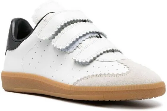 ISABEL MARANT Beth touch-strap sneakers White