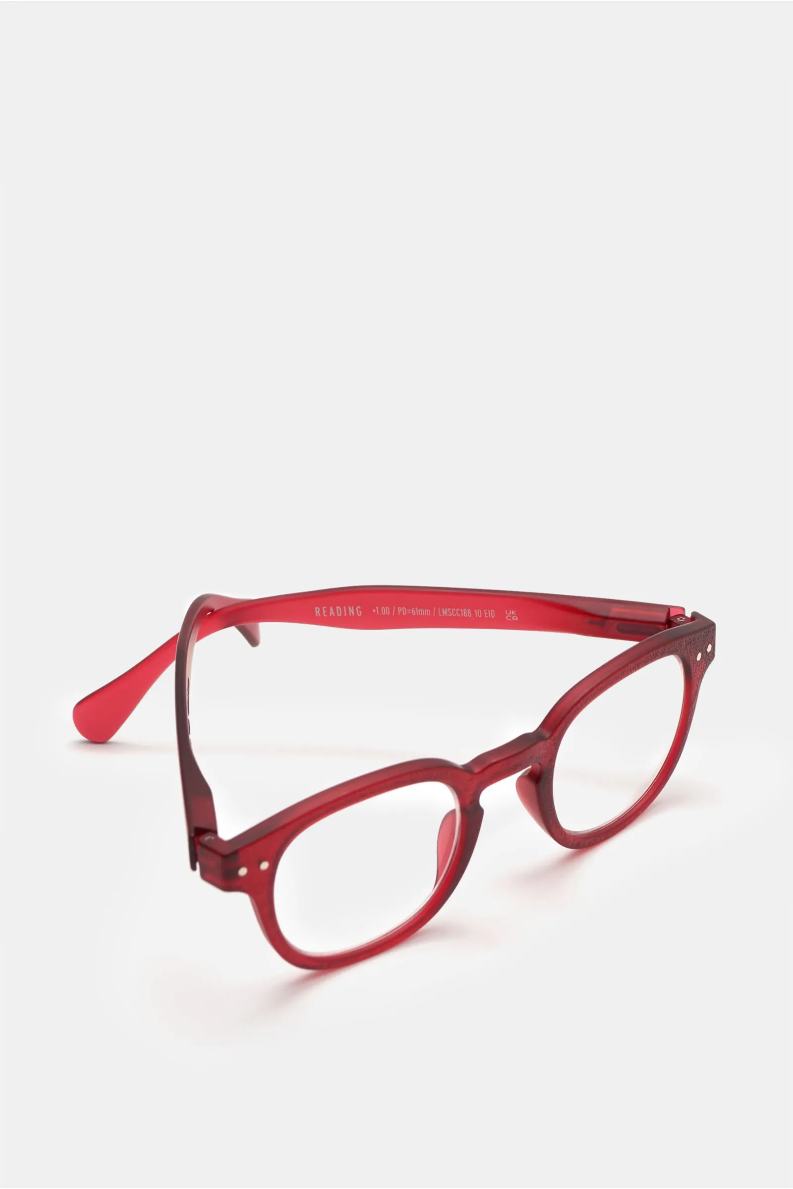 IZIPIZI reading glasses '#C Rosy Red Reading' light red