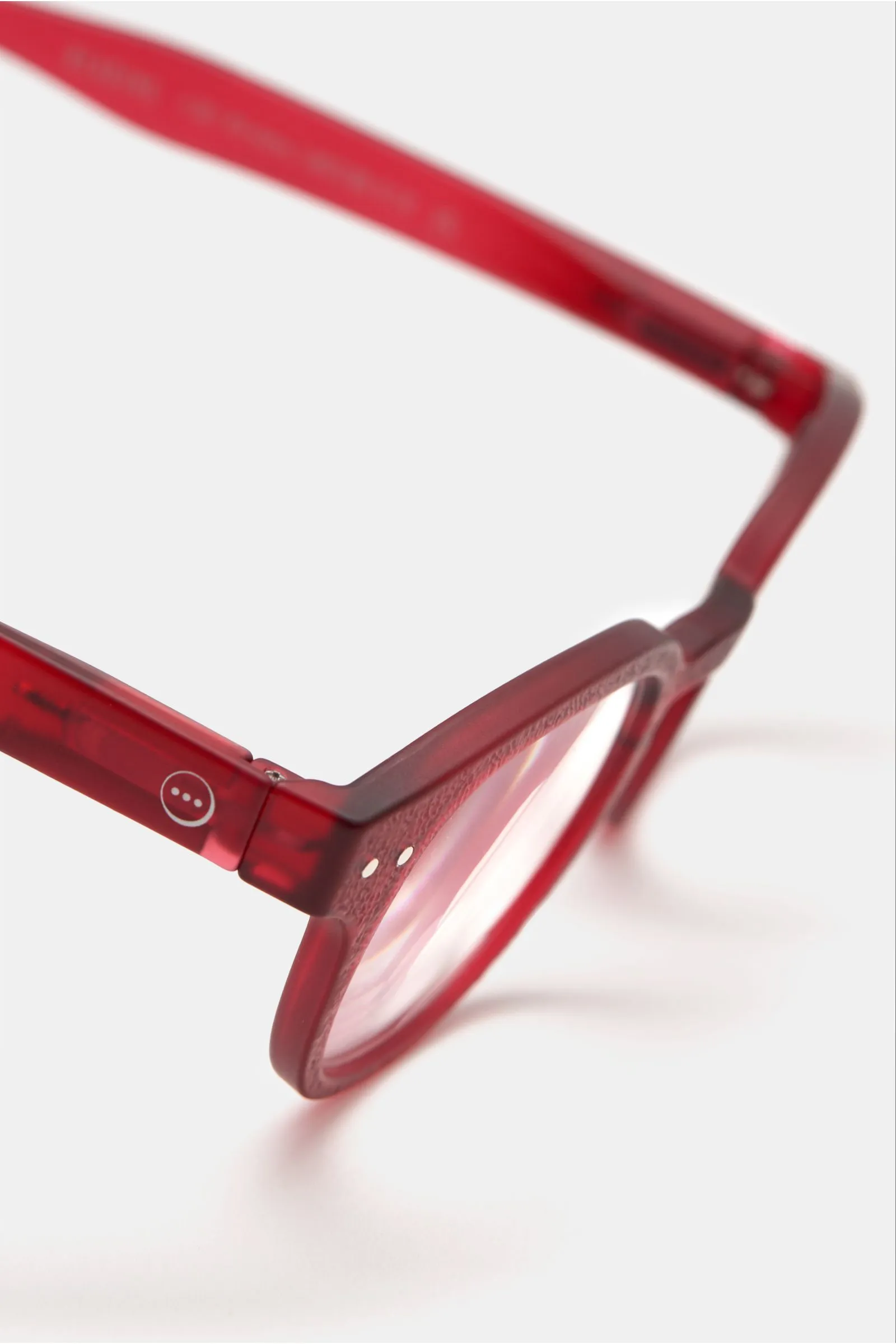 IZIPIZI reading glasses '#C Rosy Red Reading' light red