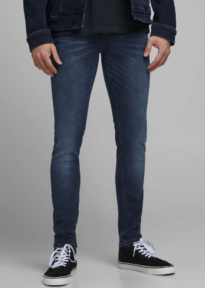 Jack & Jones Jeans Liam Original Skinny Fit Denim Jeans AM 004 Core Blue