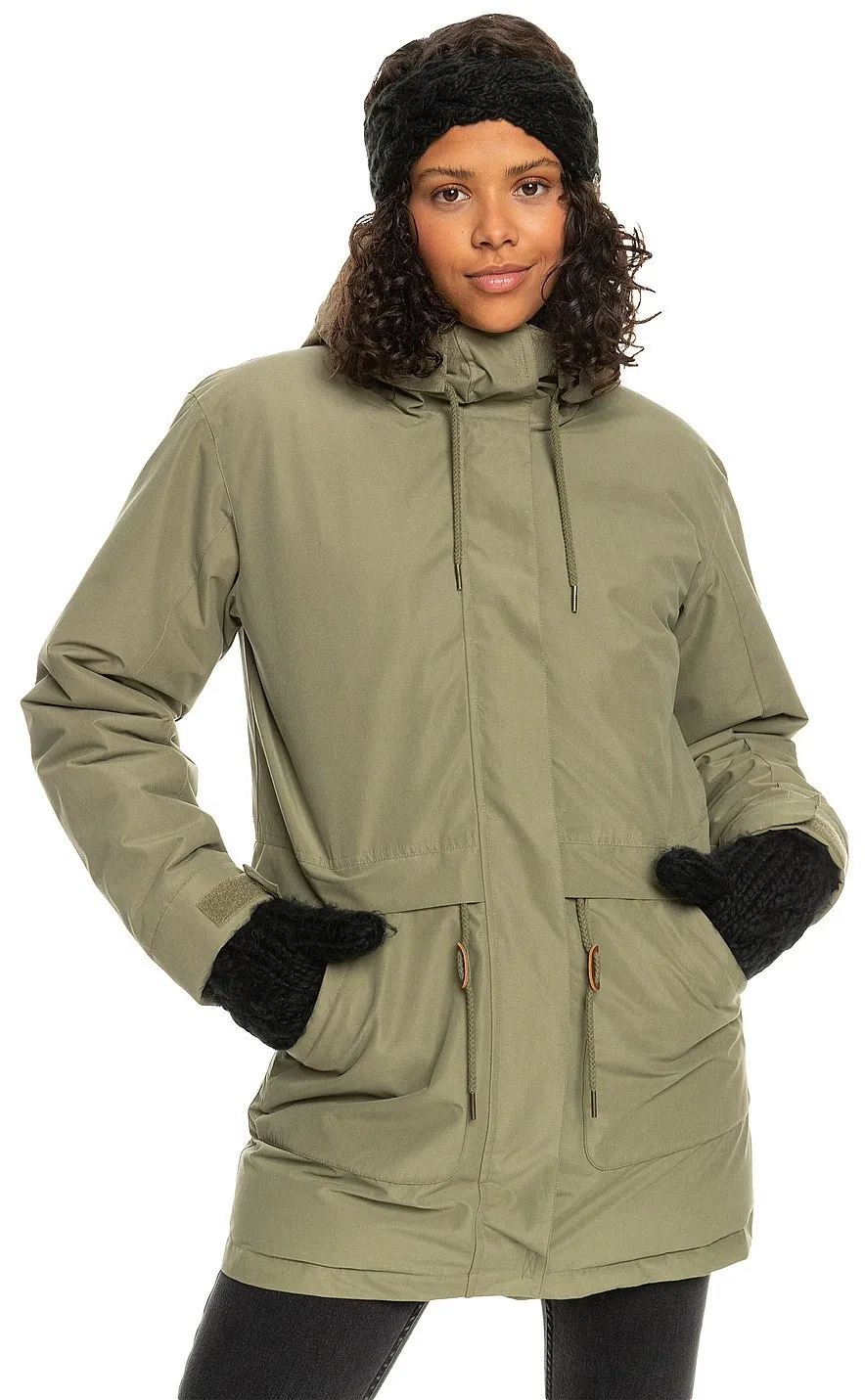 jacket Roxy Dawn View - TPC0/Deep Lichen Green - women´s