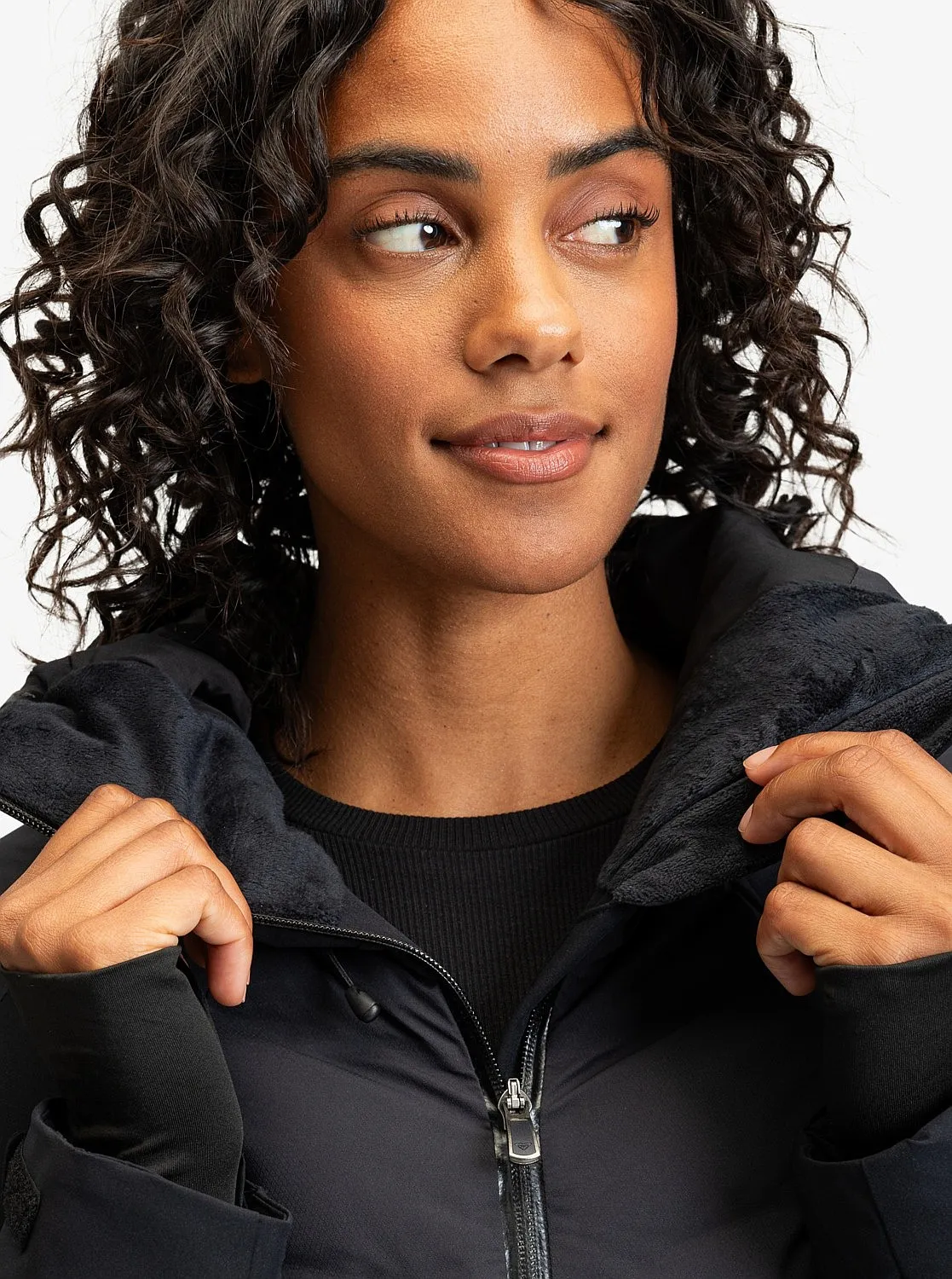 jacket Roxy Dusk - KVJ0/True Black - women´s