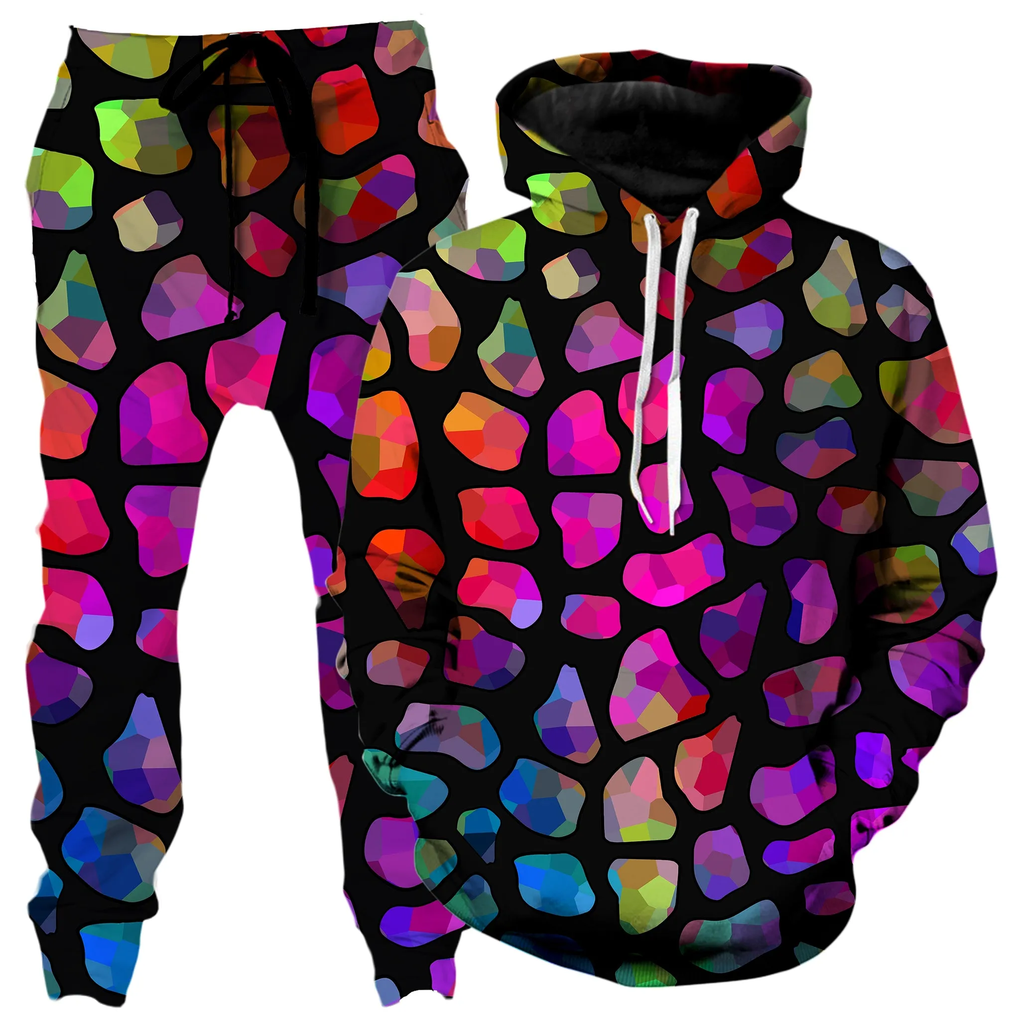 Jewel Giraffe Spots Hoodie and Joggers Combo