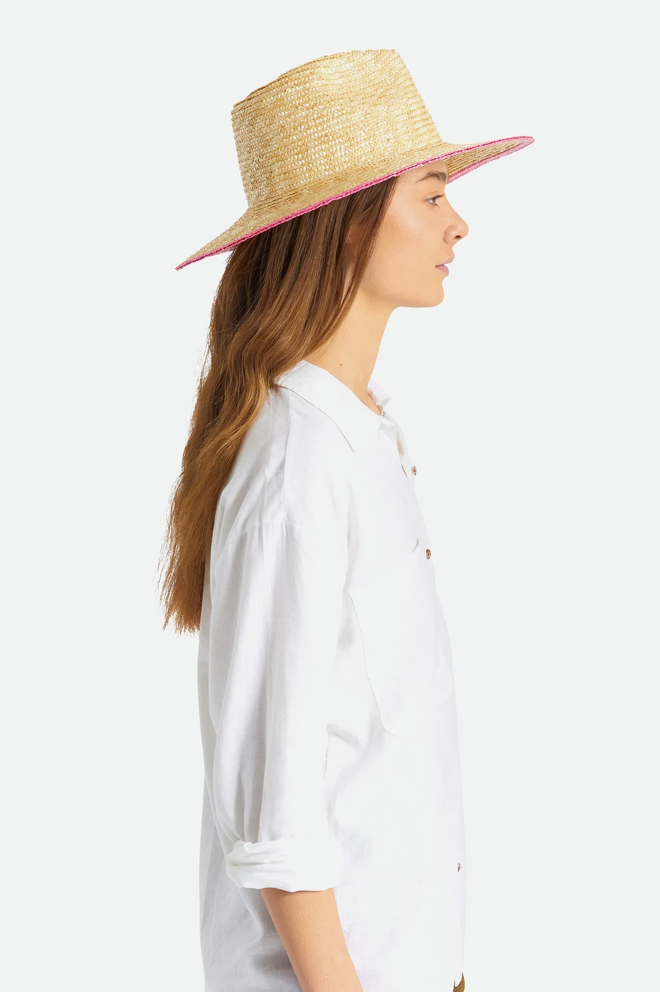 Joanna Festival Hat - Honey/Pink