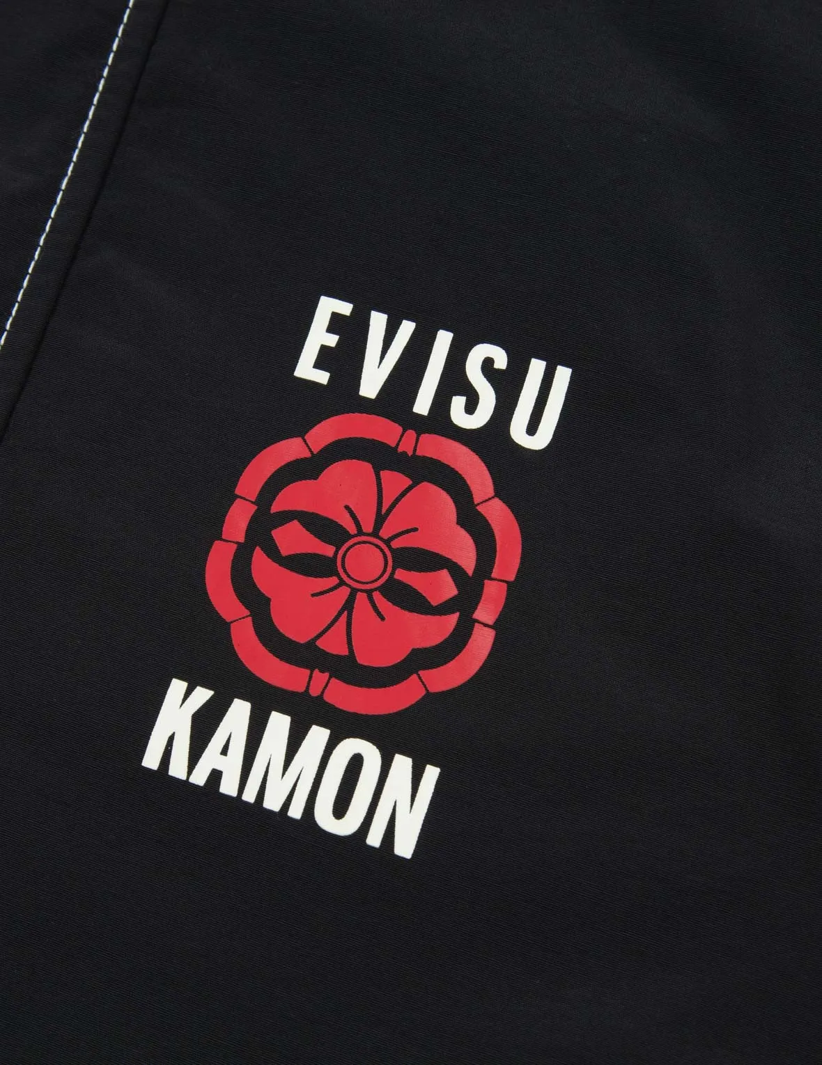 Kamon and Logo Print Jacket