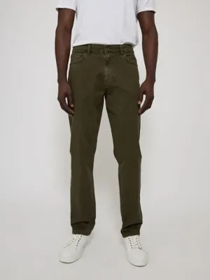 Khaki Straight Fit Denim Jeans | Men | George at ASDA