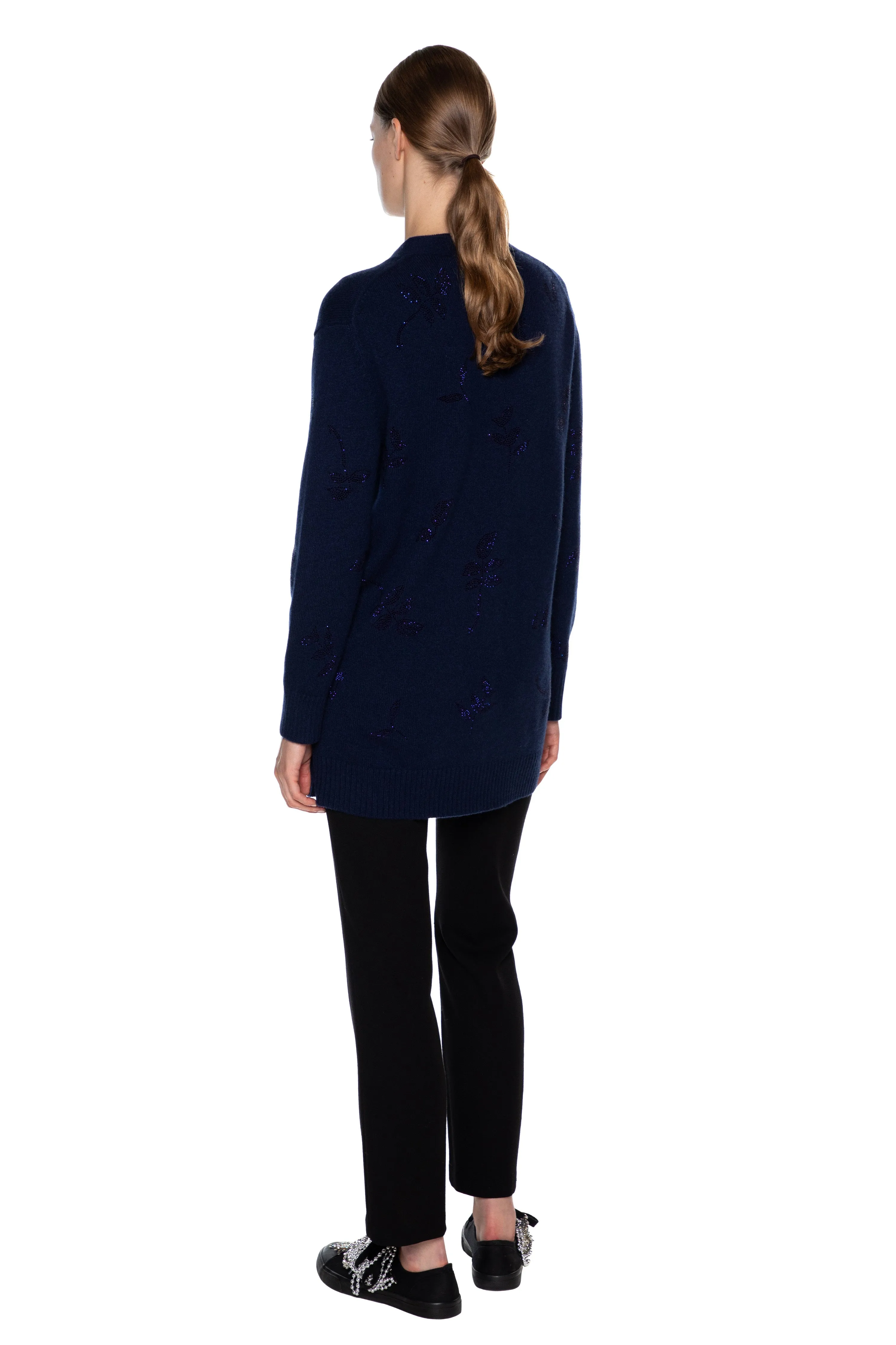 'KIND OF BLUE' OVERSIZED CARDIGAN