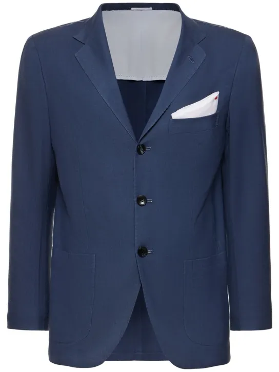 Kiton   Single breast cashmere blazer 