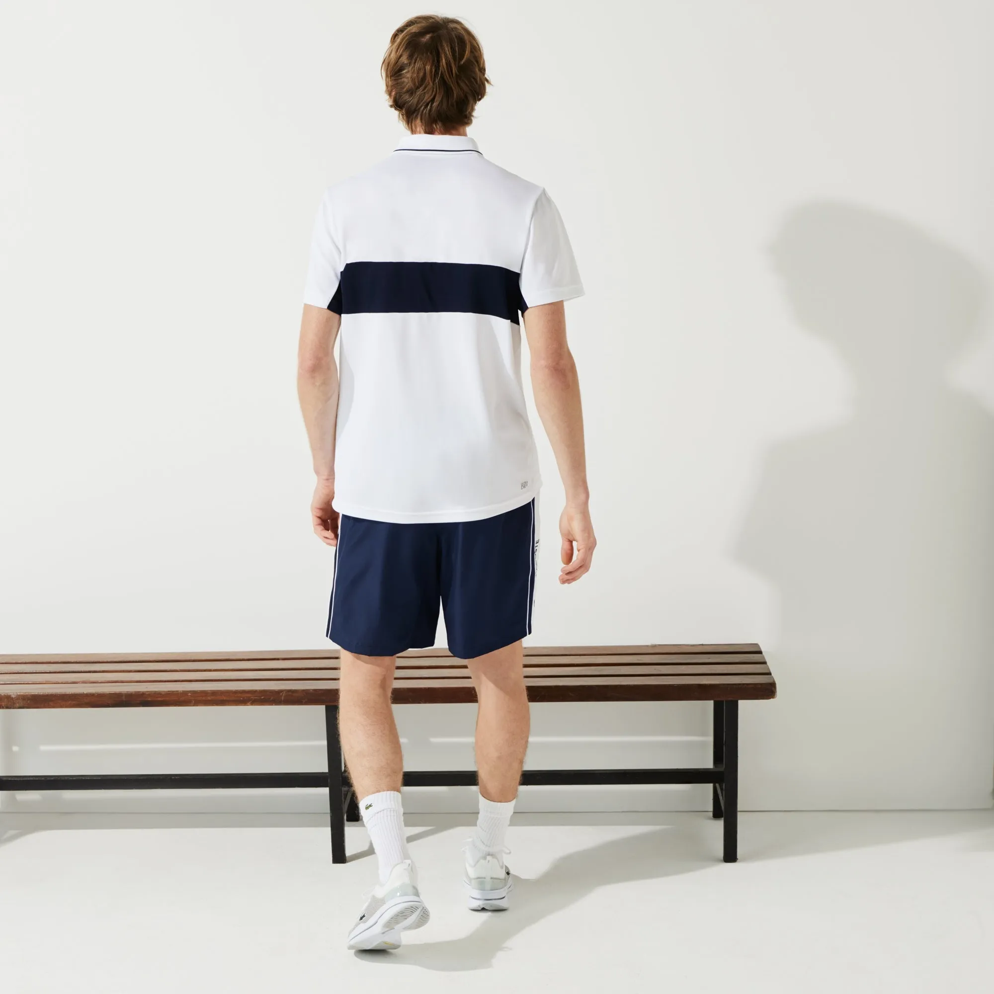 Lacoste Men’s SPORT Side-Stripe Lightweight Shorts