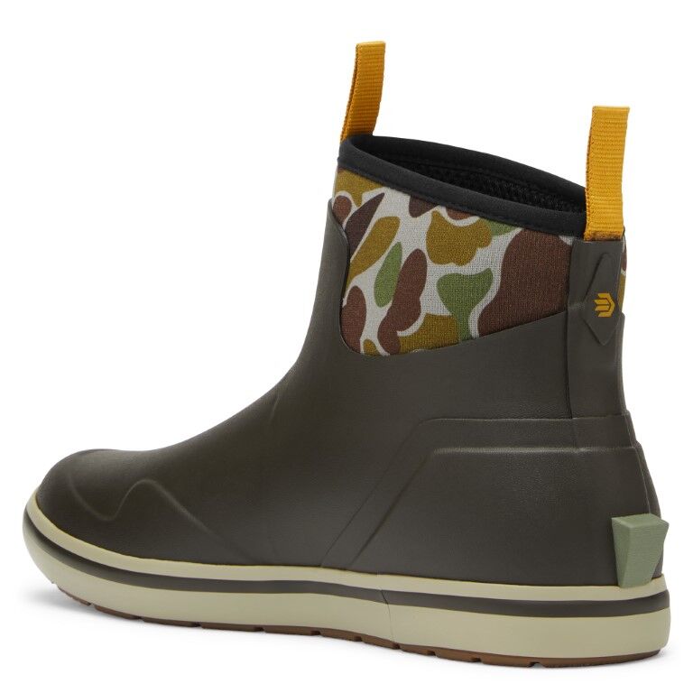 Lacrosse Men's Alpha Deck Boot in Black Olive/Camo