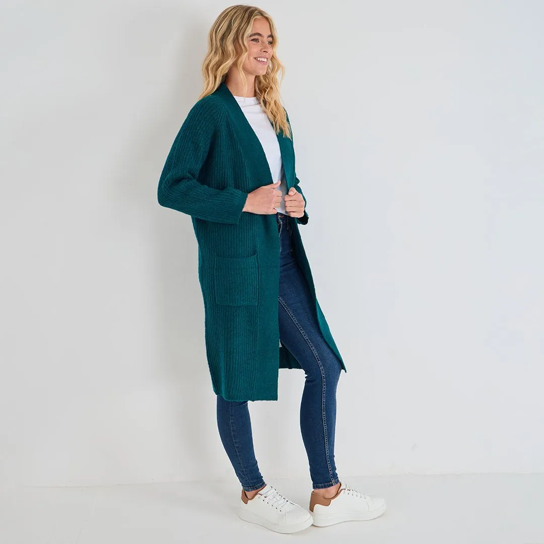 Ladies Longline Cardigan