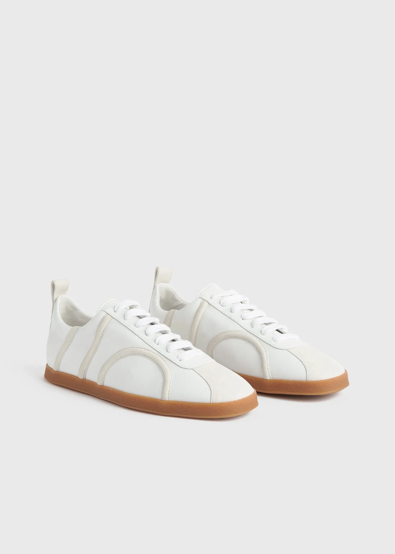 Leather sneakers off-white