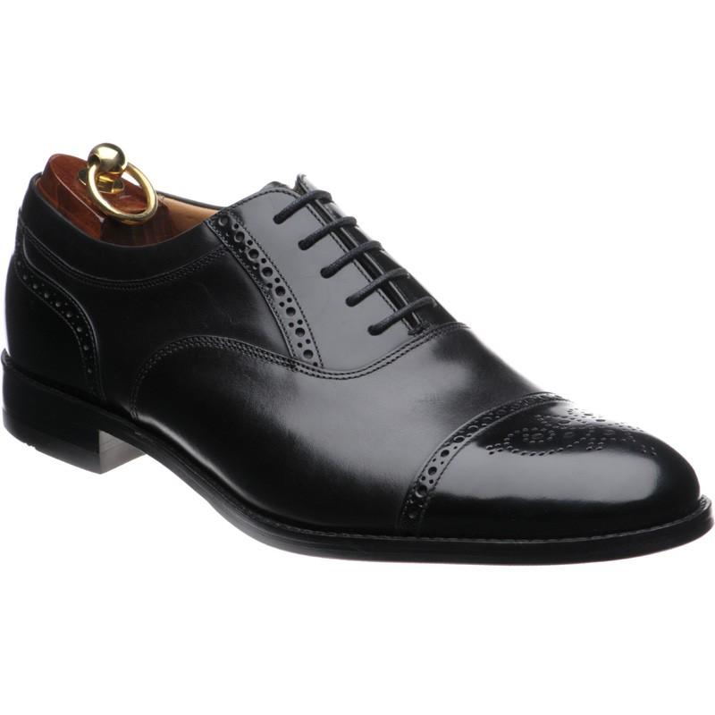 LOAKE Woodstock Two Tone Oxford Shoe - Black