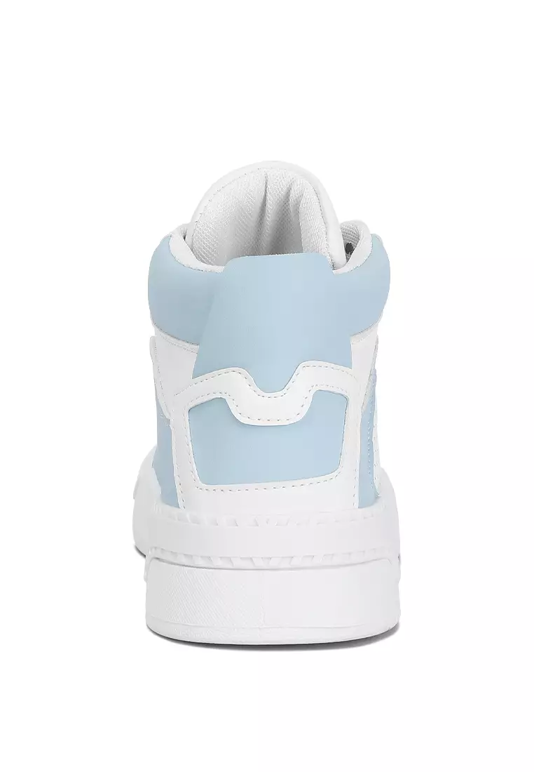 London Rag Blue White Ankle Length Sneakers