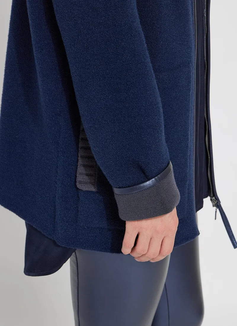 Lysse Cozy Navy Coat-True Navy