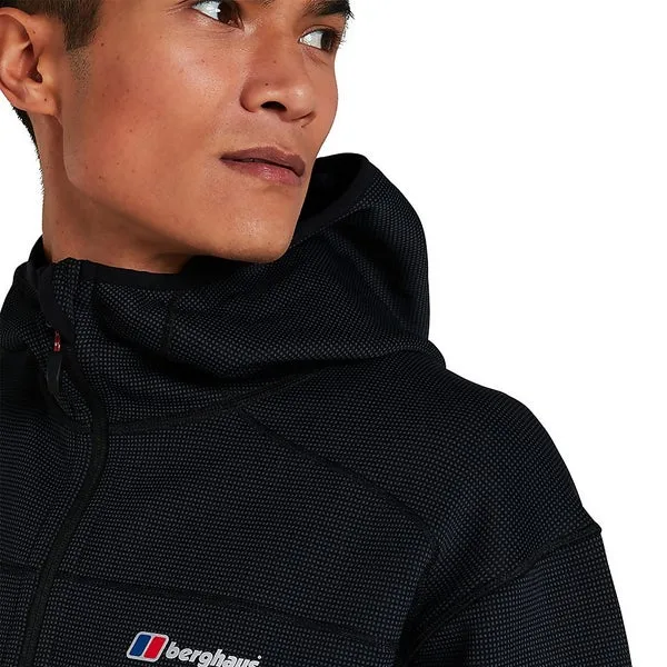 Men's Pravitale Mountain 2.0 Hooded Fleece Jacket - Dark Grey/ Black