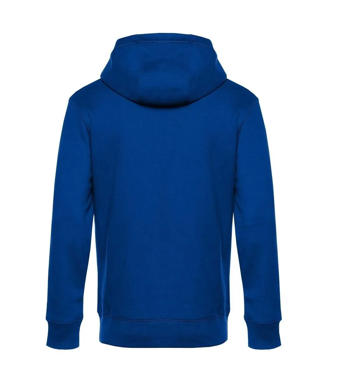 Mens king hoodie royal blue B&C