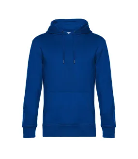 Mens king hoodie royal blue B&C