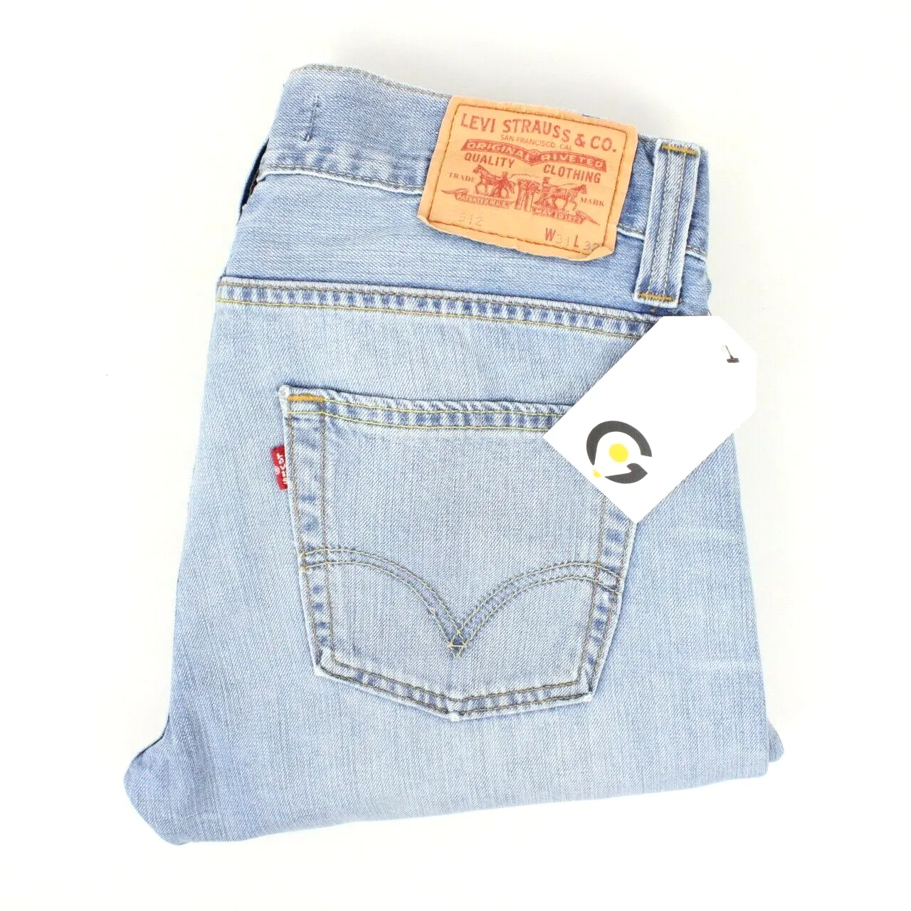 Mens LEVIS 512 Jeans Light Blue | W31 L32