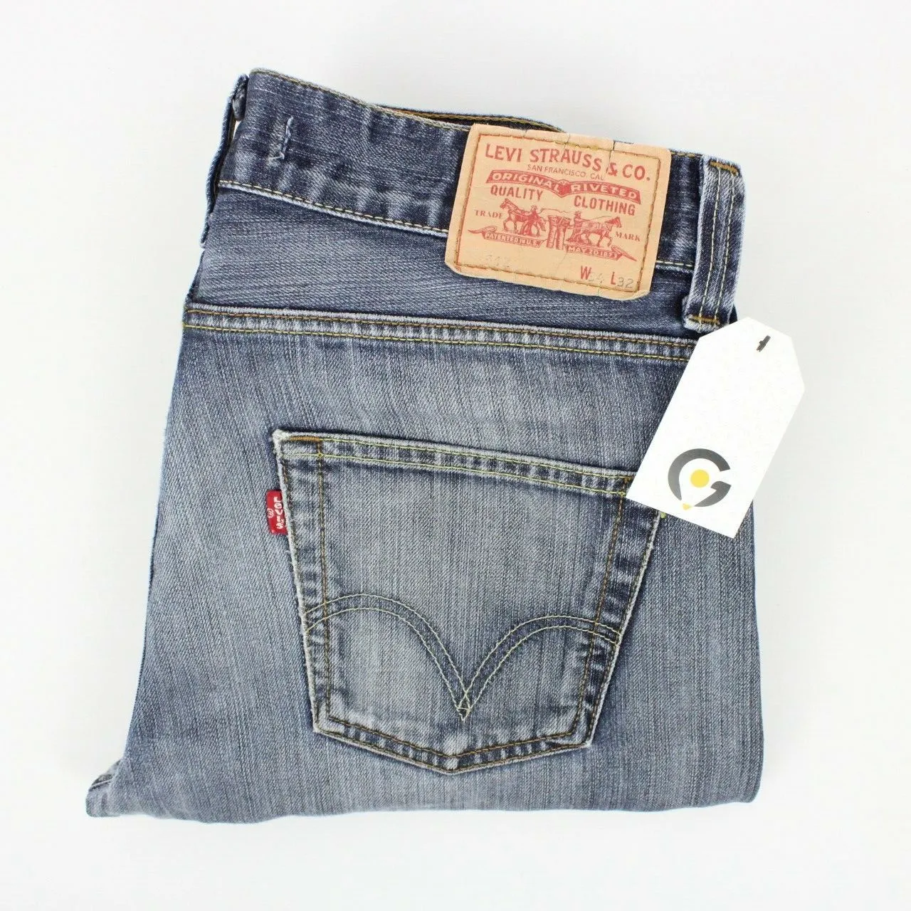 Mens LEVIS 512 Jeans Mid Blue | W34 L32